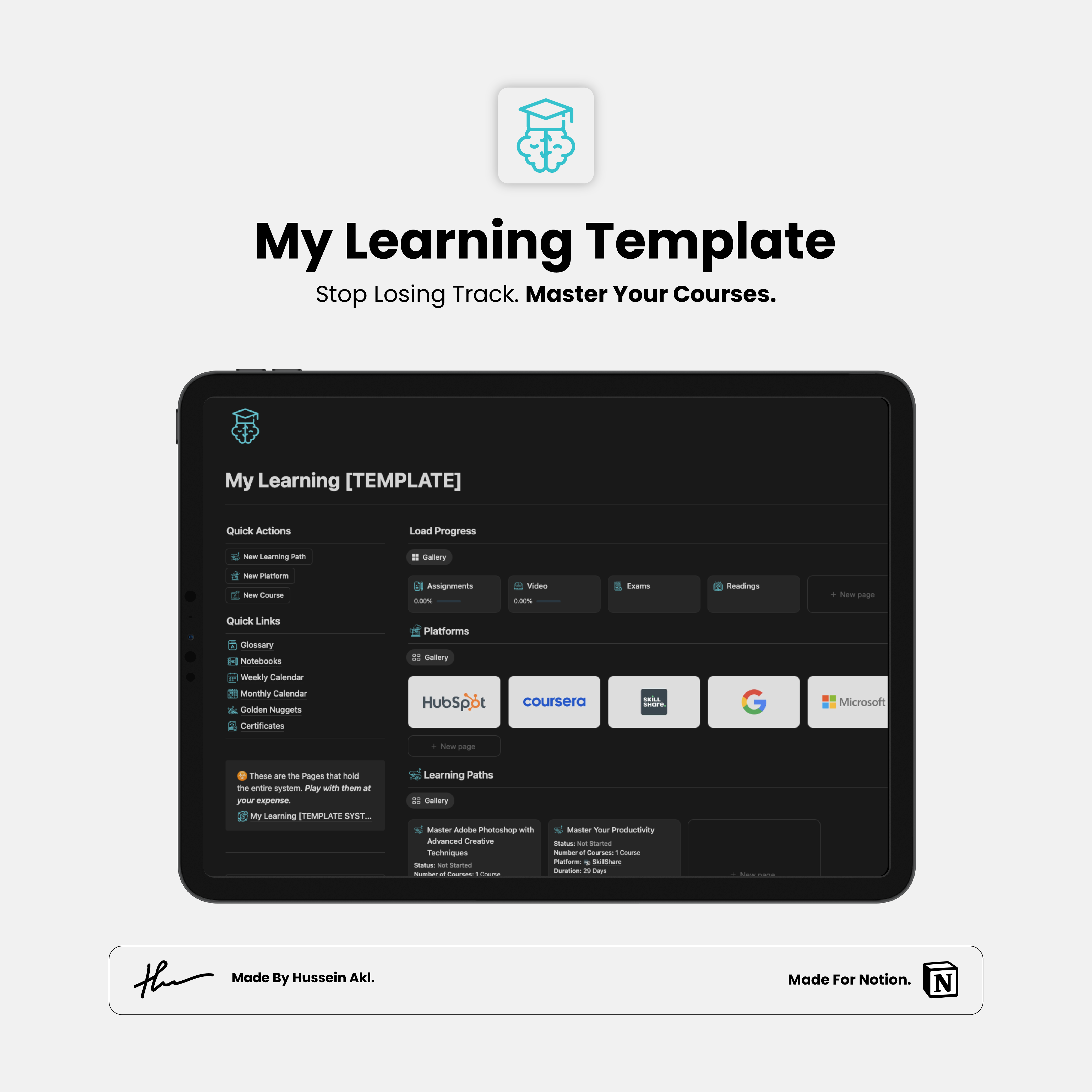 Learning Template card image